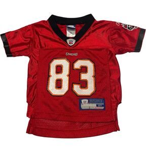 Vintage Reebok NFL Buccaneers Jurevicius #83 Jersey Toddler 2T Rare Y2K